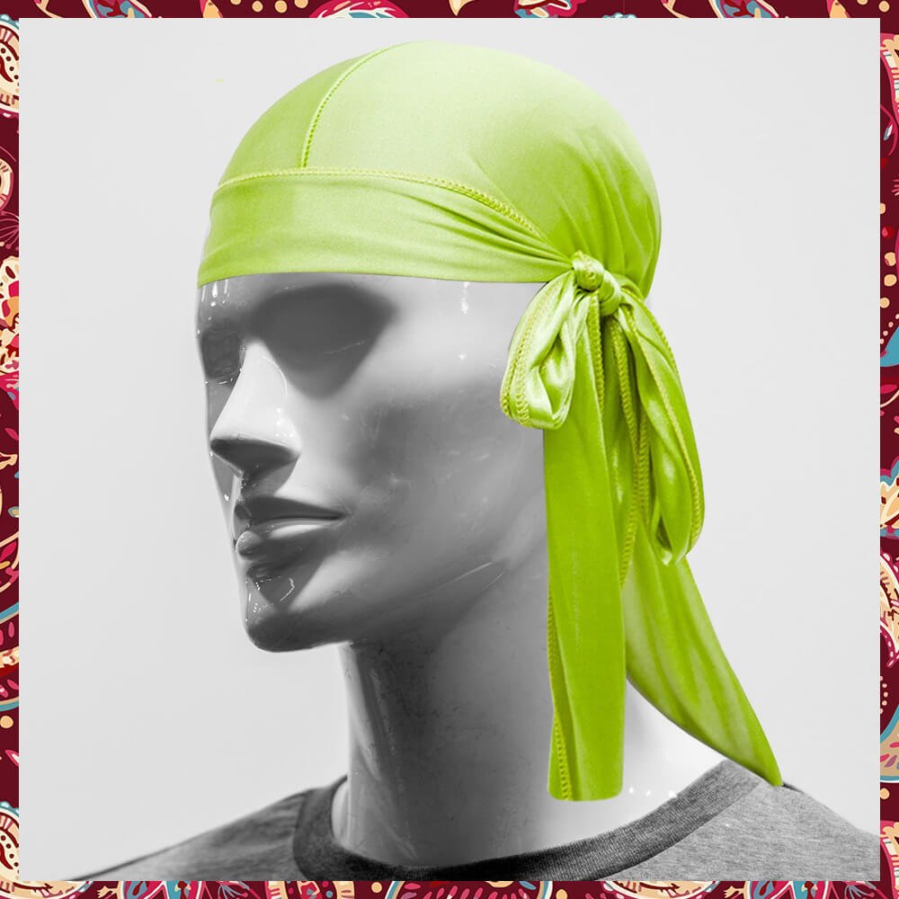 Light Green Satin Durag