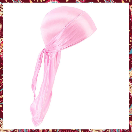Pink Baby Durag, ideal for comfort and delicate baby hair care.